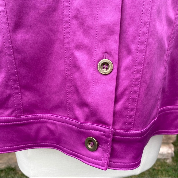 Joan Rivers Y25 Retro Glam Bright Bold Purple Jacket - Picture 8 of 11